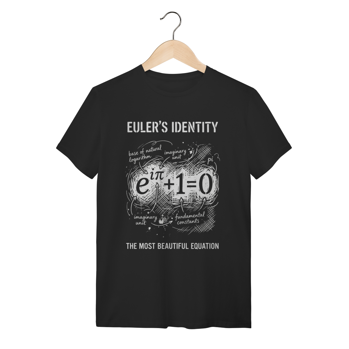 Camiseta Euler's Identity: GOD'S EQUATION (Matemáticos e Físicos) | Silk & Luck 1 Camiseta Euler's Identity: GOD'S EQUATION (Matemáticos e Físicos) | Silk & Luck