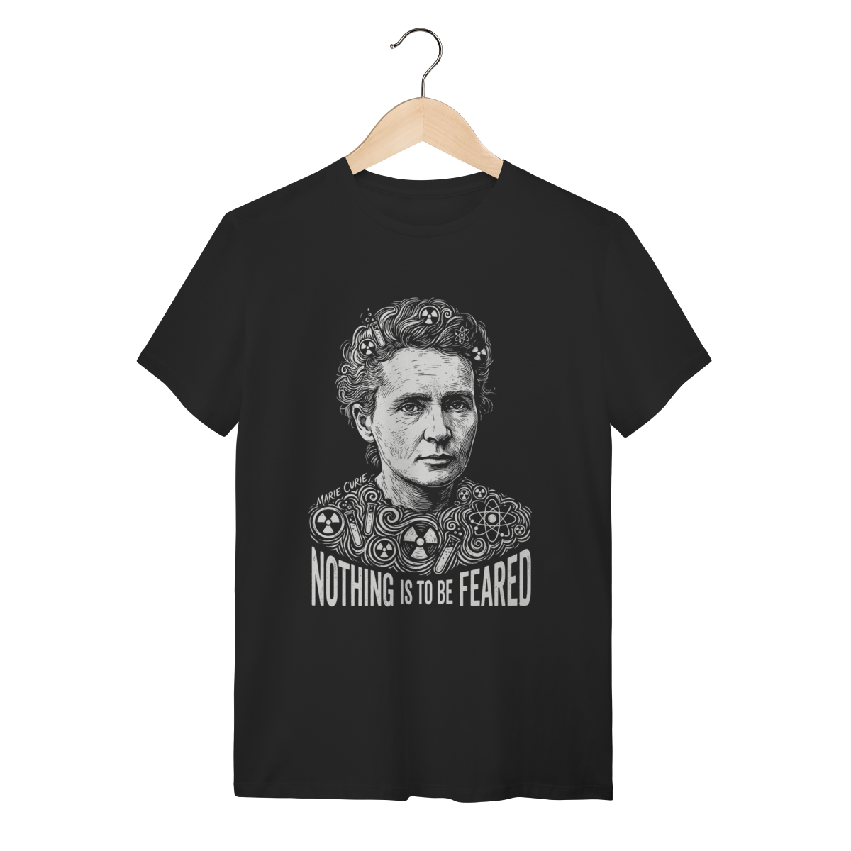 Camiseta Marie Curie – Ciência | Silk & Luck 1 Camiseta Marie Curie – Ciência | Silk & Luck