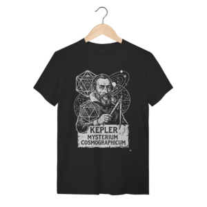 Camiseta Johannes Kepler – Mecânica Celeste | Silk & Luck
