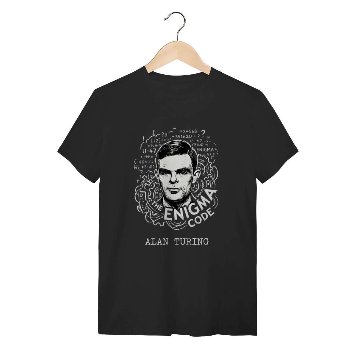 Camiseta Alan Turing – Ciência da Computação | Silk & Luck 1 Camiseta Alan Turing – Ciência da Computação | Silk & Luck