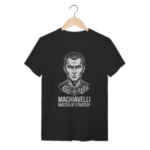Camiseta Maquiavel – Filosofia e Estratégia | Silk & Luck
