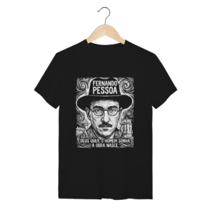 Camiseta Fernando Pessoa Poesia Algodão Premium | Silk & Luck
