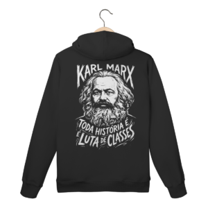Moletom Canguru Karl Marx Luta de Classes Filosofia | Silk & Luck