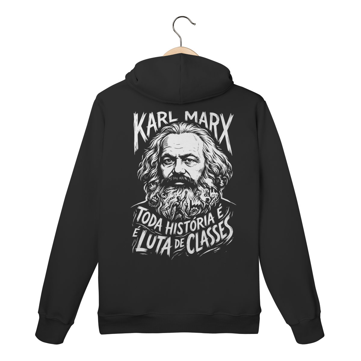 Moletom Canguru Karl Marx Luta de Classes Filosofia | Silk & Luck 1 Moletom Canguru Karl Marx Luta de Classes Filosofia | Silk & Luck