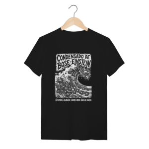 Camiseta Zero Absoluto Bose Einstein Arte Ciência | Silk & Luck
