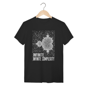 Camiseta Conjunto de Mandelbrot: A Geometria do Infinito (Matemática & Caos) | Silk & Luck