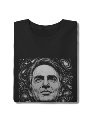 Camiseta Intelectual Carl Sagan Evidência Da Ausência | Silk & Luck