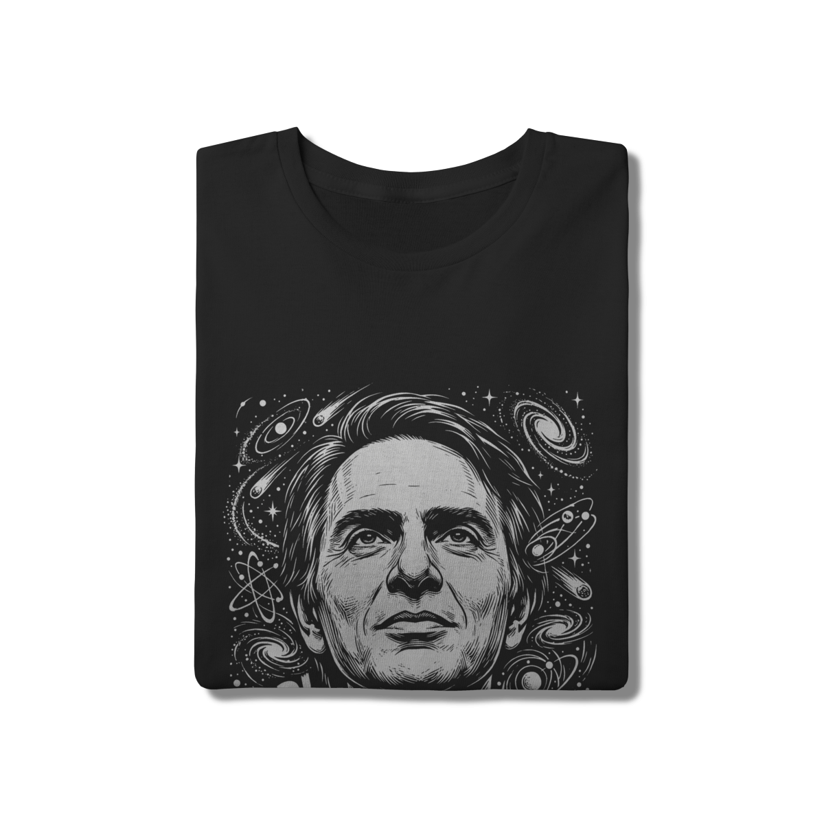 Camiseta Intelectual Carl Sagan Evidência Da Ausência | Silk & Luck 1 Camiseta Intelectual Carl Sagan Evidência Da Ausência | Silk & Luck
