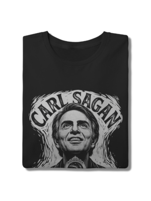 Camiseta Intelectual Carl Sagan Esperando Descoberta | Silk & Luck