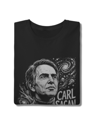 Camiseta Carl Sagan Criatividade E Ciência Universo | Silk & Luck