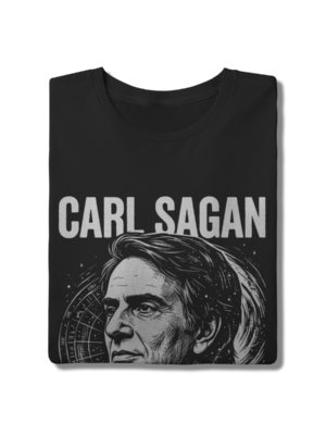 Camiseta Carl Sagan Intelecto Ciência Pensamento | Silk & Luck