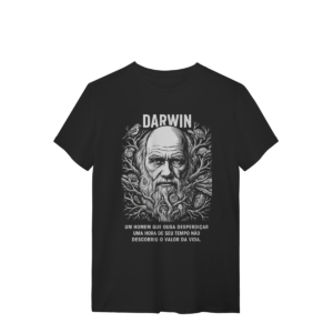 Camiseta Darwinismo Répteis Fósseis Tempo E Evolução | Silk & Luck