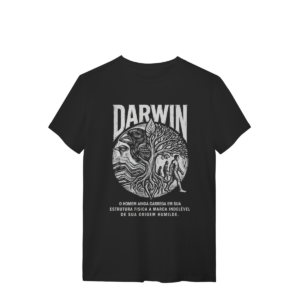 Camiseta Ciência Darwin Raízes Humanas Marcha Da Vida | Silk & Luck