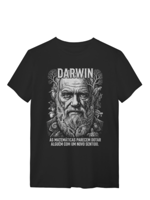 Camiseta Darwinismo Números Geometria Árvore Da Vida | Silk & Luck