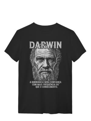 Camiseta Evolução Humana Darwin DNA Árvore Da Ciência | Silk & Luck