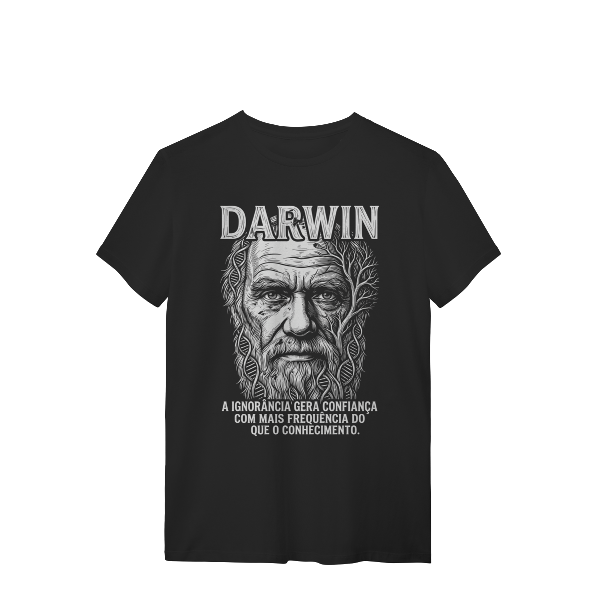 Camiseta Evolução Humana Darwin DNA Árvore Da Ciência | Silk & Luck 1 Camiseta Evolução Humana Darwin DNA Árvore Da Ciência | Silk & Luck