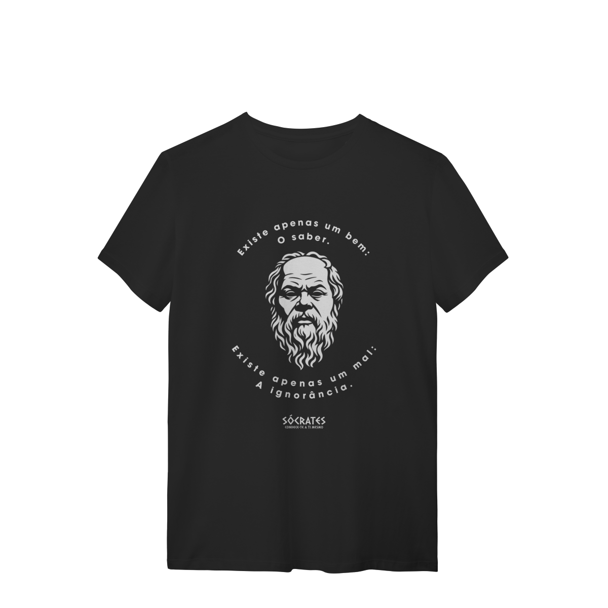 Camiseta Sabedoria Sócrates Bem O Saber E Mal A Ignorância | Silk & Luck 1 Camiseta Sabedoria Sócrates Bem O Saber E Mal A Ignorância | Silk & Luck