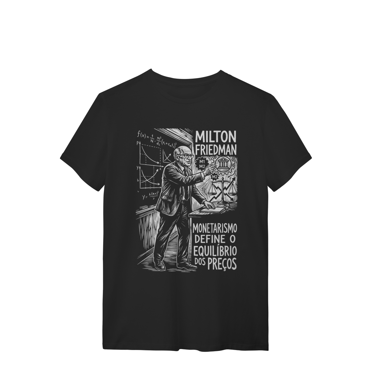 Camiseta Milton Friedman Nobel de Economia | Silk & Luck 1 Camiseta Milton Friedman Nobel de Economia | Silk & Luck