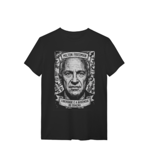 Camiseta Milton Friedman Pensamento Econômico | Silk & Luck