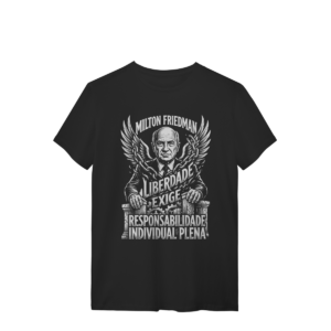 Camiseta Milton Friedman Filosofia Responsabilidade | Silk & Luck