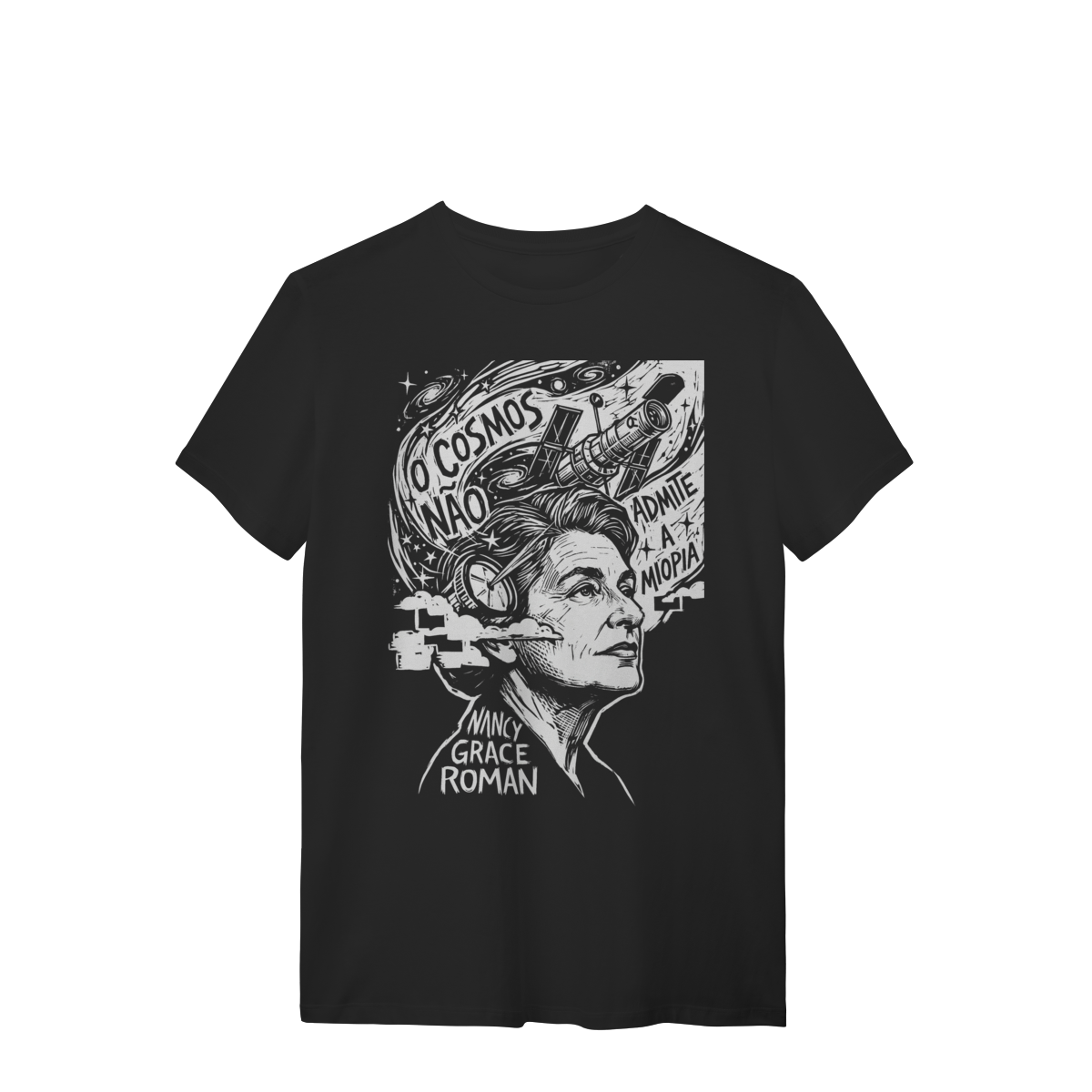 Camiseta Nancy Roman Cosmos Miopia Ciência Espacial | Silk & Luck 1 Camiseta Nancy Roman Cosmos Miopia Ciência Espacial | Silk & Luck