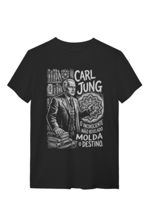 Camiseta Cultura Intelectual Carl Jung Frase Despertar | Silk & Luck