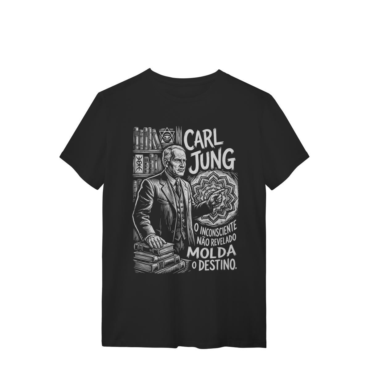 Camiseta Cultura Intelectual Carl Jung Frase Despertar | Silk & Luck 1 Camiseta Cultura Intelectual Carl Jung Frase Despertar | Silk & Luck