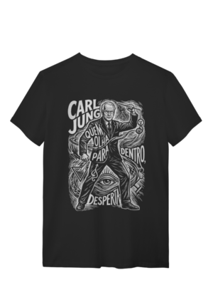 Camiseta Carl Jung Pensamento Filosófico Amor E Virtude | Silk & Luck