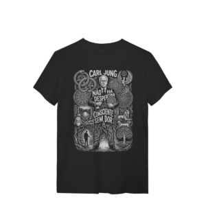 Camiseta Carl Jung Pensamento Lógico E Abstrato Cultura | Silk & Luck
