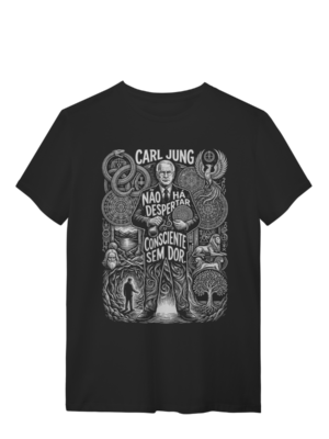 Camiseta Carl Jung Pensamento Lógico E Abstrato Cultura | Silk & Luck