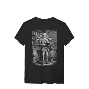 Camiseta Pensamento Carl Jung Neurose Sofrimento Cultura | Silk & Luck