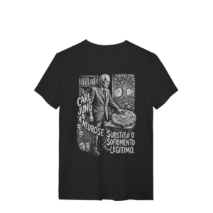 Camiseta Cultura Psicologia Jung Arquétipo E Conhecimento | Silk & Luck