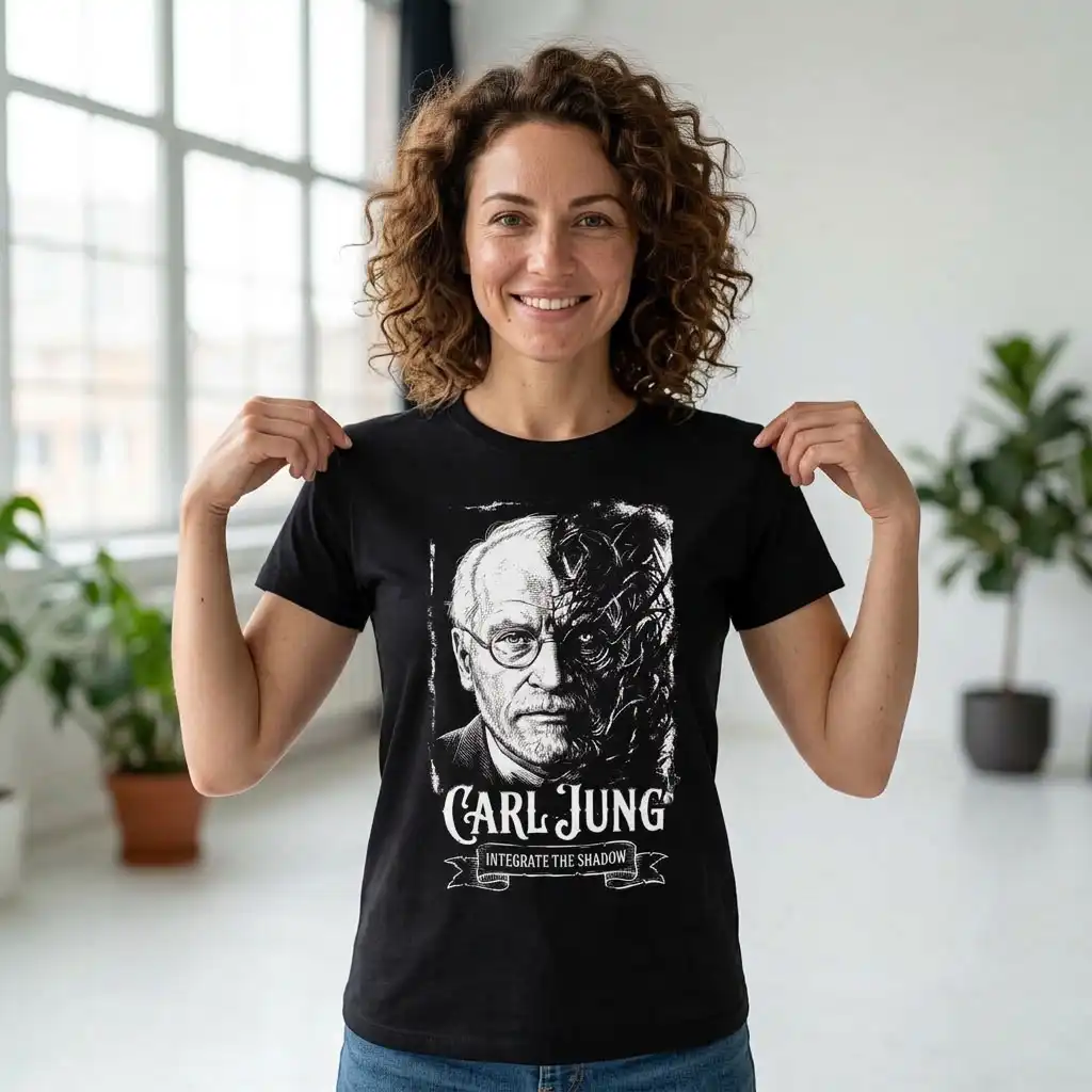 Camiseta Carl Jung – Psicologia Analítica | Silk & Luck 3 Camiseta Carl Jung – Psicologia Analítica | Silk & Luck - Imagem 3