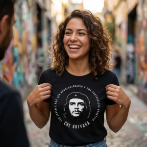 Camiseta Filosofia Che Guevara Jovem Revolucionário Estampa | Silk & Luck