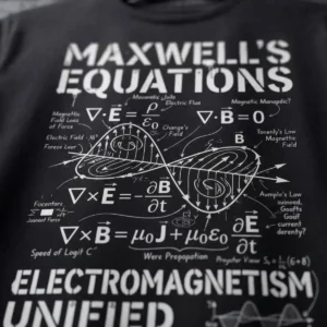 Camiseta Maxwell Física E Engenharia Silk & Luck