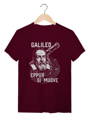 Camiseta Galileo Galilei – Astronomia e Ciência | Silk & Luck