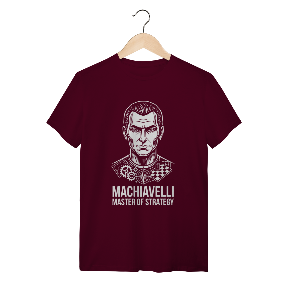 Camiseta Maquiavel – Filosofia e Estratégia | Silk & Luck 1 Camiseta Maquiavel – Filosofia e Estratégia | Silk & Luck