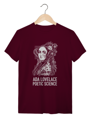 Camiseta Ada Lovelace – Ciência da Computação | Silk & Luck