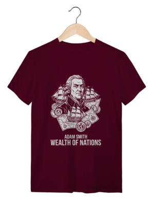 Camiseta Adam Smith – Economia Clássica | Silk & Luck