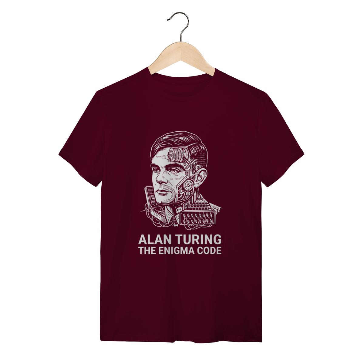 Camiseta Alan Turing – Ciência da Computação | Silk & Luck 1 Camiseta Alan Turing – Ciência da Computação | Silk & Luck