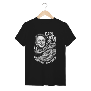 Camiseta Sagan Ponto Azul Pálido Astronomia | Silk & Luck