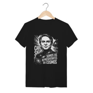Camiseta Sagan Frase Representantes Do Cosmos | Silk & Luck