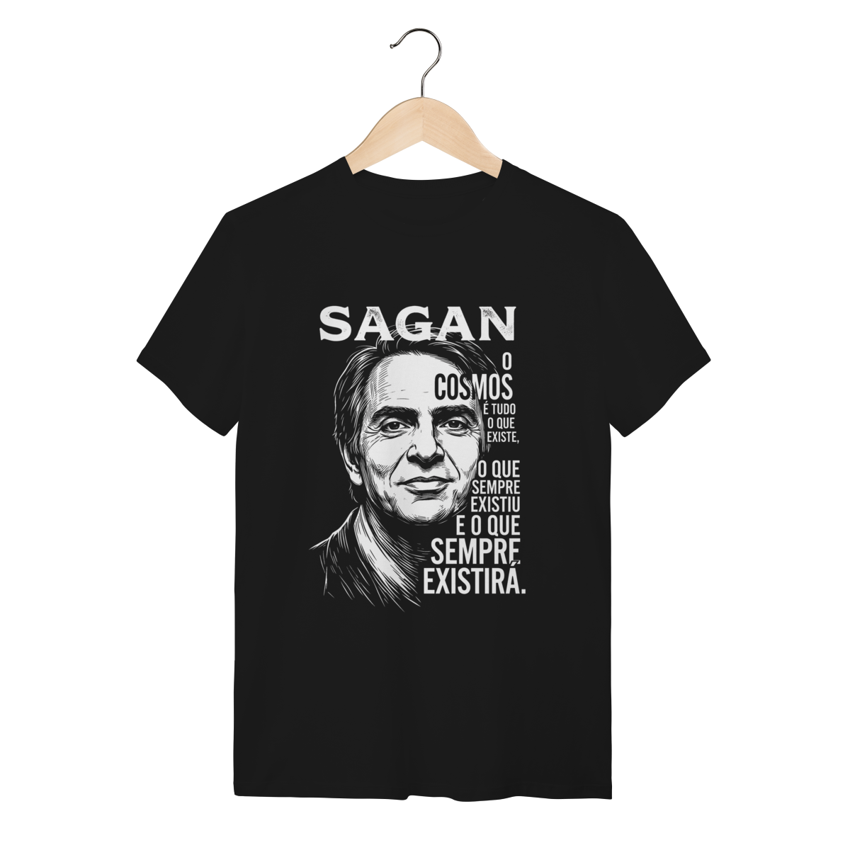 Camiseta Sagan Universo Eterno Filosofia Espaço | Silk & Luck 1 Camiseta Sagan Universo Eterno Filosofia Espaço | Silk & Luck