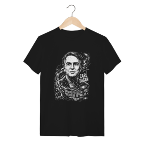 Camiseta Sagan Origem Do Cosmos Poeira Estrelas | Silk & Luck
